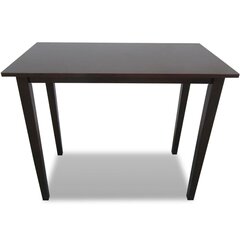 Деревянный барный стол коричневый 110 x 60 x 90,8 см цена и информация | Кухонные и обеденные столы | pigu.lt