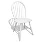 4 medinės valgomojo kėdės užsapvalintu atlošu, baltos kaina ir informacija | Virtuvės ir valgomojo kėdės | pigu.lt