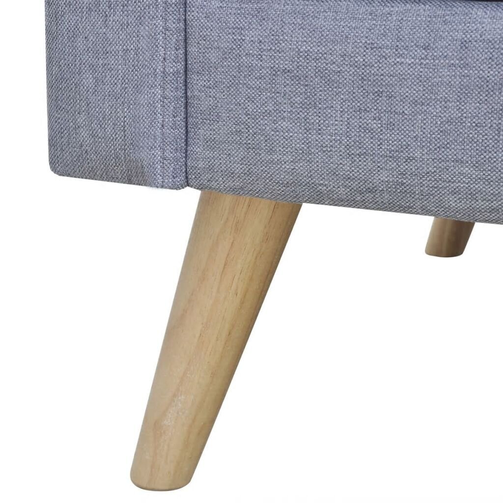 Šviesiai pilka trivietė audiniu aptraukta sofa kaina ir informacija | Sofos | pigu.lt