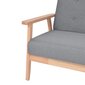 Medinis fotelis, pilkas kaina ir informacija | Svetainės foteliai | pigu.lt