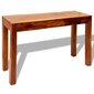 Konsolinis staliukas/spintelė iš Sheesham medienos, 3 stalčiai, 80 cm kaina ir informacija | Kavos staliukai | pigu.lt
