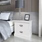 Prancūziško stiliaus naktinis staliukas, medinis, baltas kaina ir informacija | Spintelės prie lovos | pigu.lt