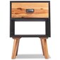 Naktinis staliukas, akacijos mediena, 40x30x58 cm kaina ir informacija | Komodos | pigu.lt