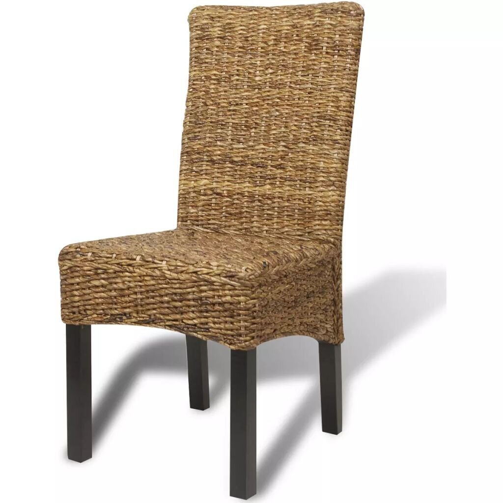 Valgomojo kėdės, Abaka, rudos, 2 vnt. цена и информация | Virtuvės ir valgomojo kėdės | pigu.lt