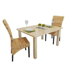 Обеденные стулья, 2 шт., Abaka, коричневые цена и информация | Стулья для кухни и столовой | pigu.lt