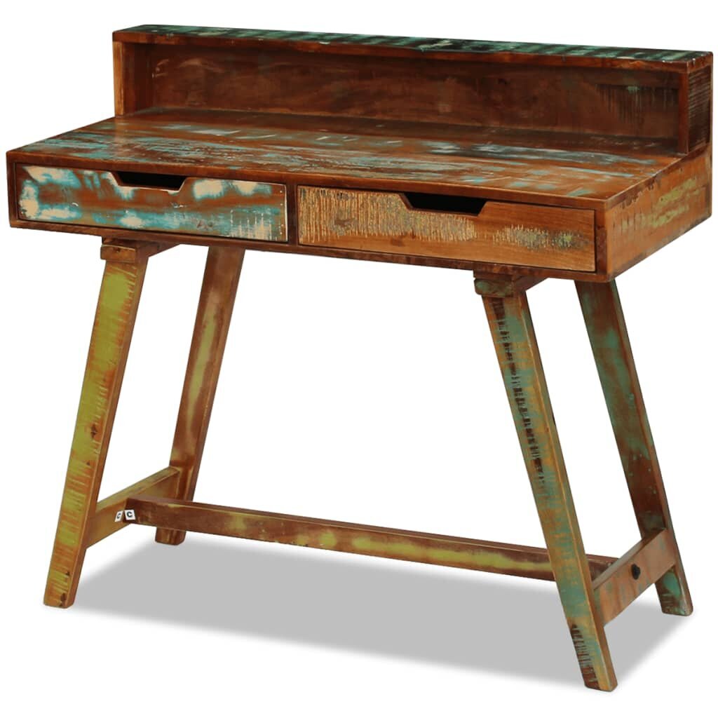 Perdirbtos medienos rašomasis stalas цена и информация | Kompiuteriniai, rašomieji stalai | pigu.lt