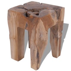 Kėdutė, masyvi tikmedžio mediena, 30x30x40 cm kaina ir informacija | Virtuvės ir valgomojo kėdės | pigu.lt