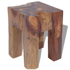 Kėdutė, masyvi tikmedžio mediena, 30x30x40 cm kaina ir informacija | Virtuvės ir valgomojo kėdės | pigu.lt