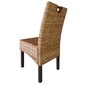 Valgomojo kėdės, kubu ratanas, mango mediena kaina ir informacija | Virtuvės ir valgomojo kėdės | pigu.lt