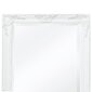 Sieninis veidrodis, 100x50 cm, baltas kaina ir informacija | Veidrodžiai | pigu.lt