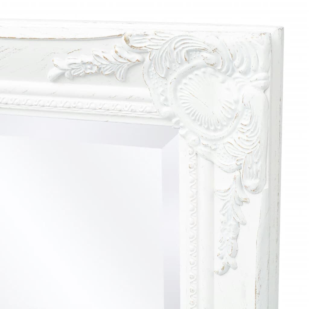 Sieninis veidrodis, 100x50 cm, baltas kaina ir informacija | Veidrodžiai | pigu.lt
