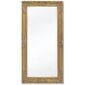 Sieninis veidrodis, 100x50 cm, auksinės spalvos kaina ir informacija | Veidrodžiai | pigu.lt