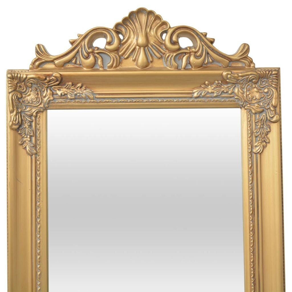 Pastatomas veidrodis, 160x40 cm, auksinės spalvos цена и информация | Veidrodžiai | pigu.lt