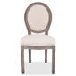 Valgomojo kėdės, 2 vnt., linas цена и информация | Virtuvės ir valgomojo kėdės | pigu.lt