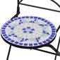 Stalo ir 2 kėdžių komplektas, mėlynas цена и информация | Lauko baldų komplektai | pigu.lt