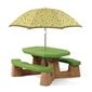 Step2 iškylos stalas su skėčiu kaina ir informacija | Lauko stalai, staliukai | pigu.lt