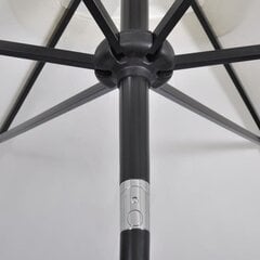 Солнцезащитный зонт vidaXL 200 x 300 см, белый цена и информация | Зонты, маркизы, стойки | pigu.lt