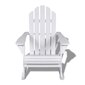 Supama sodo kėdė, balta kaina ir informacija | Svetainės foteliai | pigu.lt