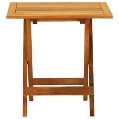 Lauko kavos staliukas iš akacijos medienos, rudas kaina ir informacija | Lauko stalai, staliukai | pigu.lt