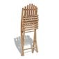 Sulankstomos kėdės iš bambuko, 2 vnt kaina ir informacija | Lauko kėdės, foteliai, pufai | pigu.lt