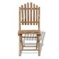 Sulankstomos kėdės iš bambuko, 2 vnt kaina ir informacija | Lauko kėdės, foteliai, pufai | pigu.lt