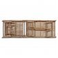 Reguliuojamas saulės gultas iš bambuko kaina ir informacija | Gultai | pigu.lt
