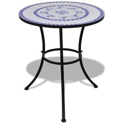 Стол Bistro, 60 см, мозаичный узор цена и информация | Садовые столы, столики | pigu.lt
