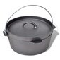 Ketaus puodas Dutch Oven 4,2 l, su priedais kaina ir informacija | Grilio, šašlykinių priedai ir aksesuarai  | pigu.lt