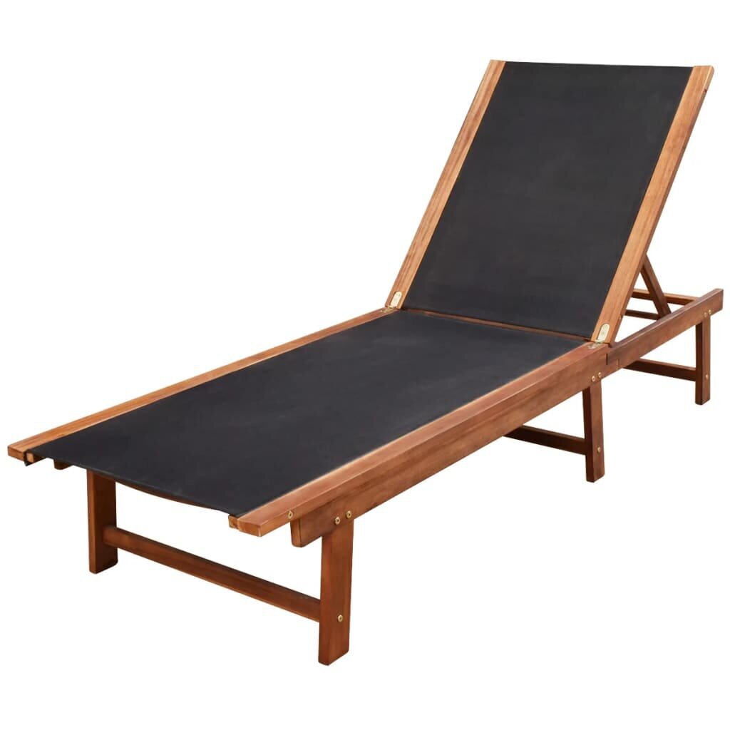 Saulės gultas, akacijos mediena kaina ir informacija | Gultai | pigu.lt