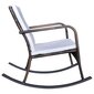 Supamoji lauko kėdė, ruda kaina ir informacija | Lauko kėdės, foteliai, pufai | pigu.lt