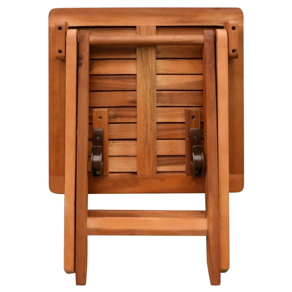 2 d. gulto ir stalo komplektas, tvirta akacijos mediena, rudas kaina ir informacija | Gultai | pigu.lt