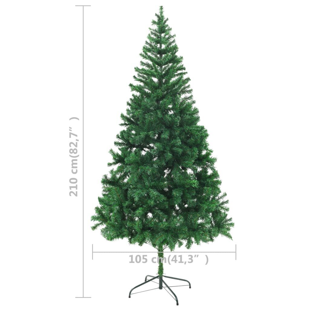 Dirbtinė Kalėdinė eglutė, 210 cm kaina ir informacija | Eglutės, vainikai, stovai | pigu.lt