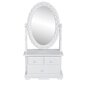 Medinė kosmetinė su veidrodžiu kaina ir informacija | Kosmetinės, veidrodėliai | pigu.lt