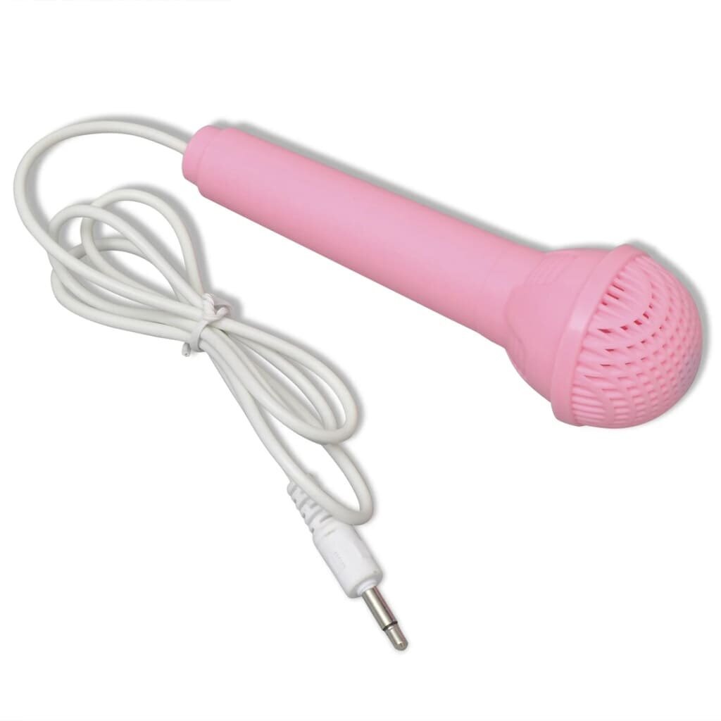 Vaikiškas sintezatorius su kėdute ir mikrofonu, rožinis цена и информация | Lavinamieji žaislai | pigu.lt