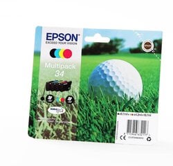 Epson 34 4 spalvų komplektas kaina ir informacija | Kasetės rašaliniams spausdintuvams | pigu.lt