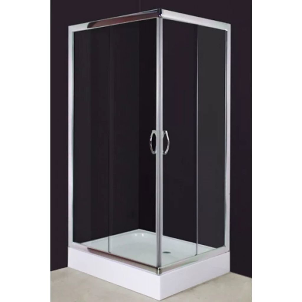 Stačiakampė dušo kabina 100 x 80 cm kaina ir informacija | Dušo kabinos | pigu.lt