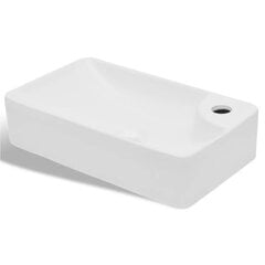Керамическая раковина для ванной комнаты, 141934 цена и информация | Раковины | pigu.lt