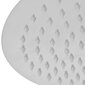Nerūdijančio plieno dušo galvutė vidaXL, 40 cm, sidabrinė kaina ir informacija | Maišytuvų ir dušų priedai | pigu.lt