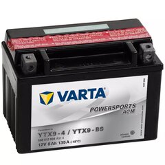 Varta аккумулятор для мотоцикла Powersports AGM YTX9-4 / YTX9-BS цена и информация | Мото аккумуляторы | pigu.lt