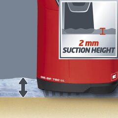 Nešvaraus vandens siurblys Einhell, GE-SP 750 LL kaina ir informacija | Nešvaraus vandens siurbliai | pigu.lt