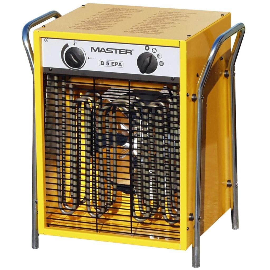 Elektrinis šildytuvas su ventiliatoriumi Master B5EPB, 510 m³/h kaina ir informacija | Šildytuvai | pigu.lt