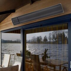 Lauko šildytuvas Eurom Outdoor Heatpanel RC, 1 800 W цена и информация | Обогреватели | pigu.lt