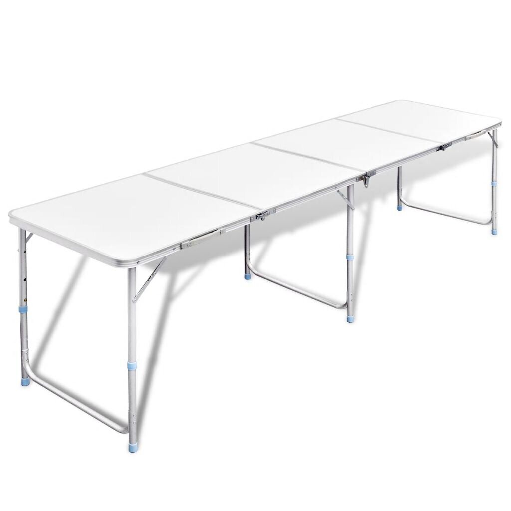 Sulankstomas stalas stovyklavimui iš aliuminio 240 x 60 cm kaina ir informacija | Turistiniai baldai | pigu.lt