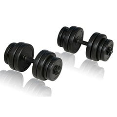 Комплект весов Tunturi Vinyl Dumbbellset 30 кг цена и информация | Гантели, штанги, гири | pigu.lt