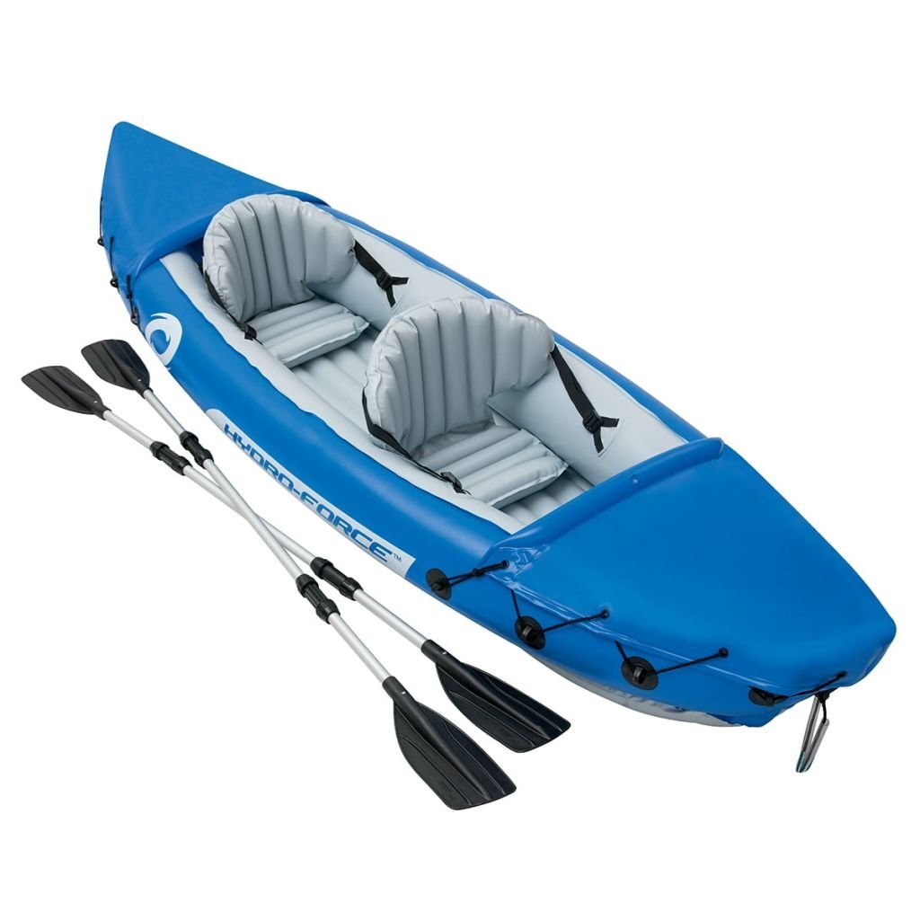 Bestway Lite Rapid X2 65077 Pripučiama Baidarė su Irklais, 321 x 88 cm цена и информация | Valtys ir baidarės | pigu.lt