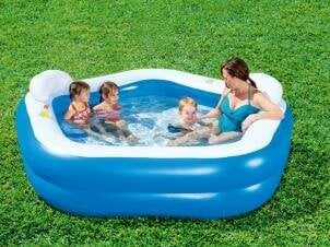Надувной бассейн Bestway Family Fun, 213 x 206 x 69 см цена и информация | Бассейны | pigu.lt