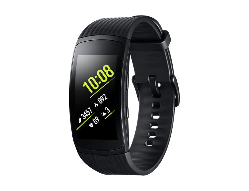 Samsung Gear Fit2 Pro, Dydis S, Juoda kaina ir informacija | Išmaniosios apyrankės (fitness tracker) | pigu.lt