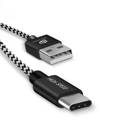 Dux Ducis K-ONE Series USB / USB-C Cable 2.1A 3M black (300) цена и информация | Кабели для телефонов | pigu.lt