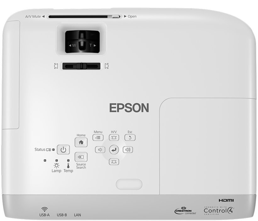 Epson EB-W39 V11H856040 цена и информация | Projektoriai | pigu.lt