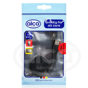ALCA Laidas C tipo USB 2.0 juodas kaina ir informacija | Laidai telefonams | pigu.lt